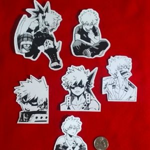 Handmade Bnha Manga Bakugo Sticker Set!